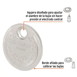 BOX 6 Jauge de bougie d'allumage ronde, TRUPER - Product Image 2