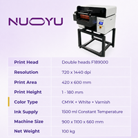 Imprimante à plat UV NUOYU A2, encre UV, machine de marquage d'étiquettes de dispositifs médicaux, surface stérilisable, certifiée CE RoHS, OEM/ODM pris en charge