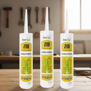 JY810 Excellent Adhesion on Glass and Aluminum Surfaces Perfect for Sealing Door and <strong>Window</strong> Acetic Sealant Caulking <strong>Silicone</strong> - Product Image 2