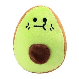 Juguete Sonoro Redondo de <span class=keywords><strong>Kiwi</strong></span> y Aguacate, Juguete de Frutas de Dibujos Animados, Suministros para Mascotas - Product Image 1
