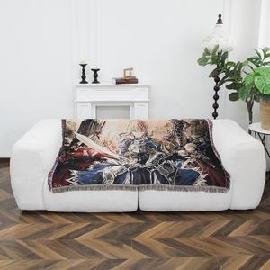 Tapiz de Anime, Manta Tejida Jacquard, Ecológica, Impermeable, Estilo Japonés, Diseño Personalizado, Decoración para el Hogar para las Cuatro Estaciones, MOQ Bajo - Product Image 3