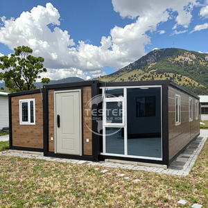 Nổ địa chấn đúc sẵn cabin nhà di động sang trọng hiện đại kết cấu thép nhà viên nang di động mô-đun di động nhà - Product Image 1