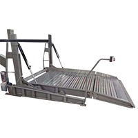 Plateforme élévatrice hydraulique inclinée en acier pour garage à plafond bas, stockage automobile, capacité 2500 kg