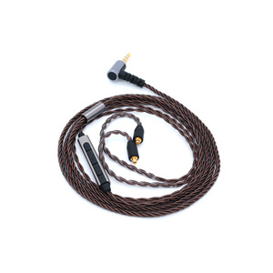 MMCX Bronze Headphone <b>Cable</b> 120cm With <b>Microphone</b> For Shure SE535 SE846 - Product Image 2