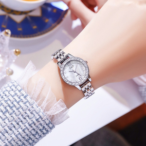Affordable Luxury Mother of <b>Pearl</b> Dial Starry Sky Quartz Steel Strap Waterproof <b>Watch</b> - Product Image 1