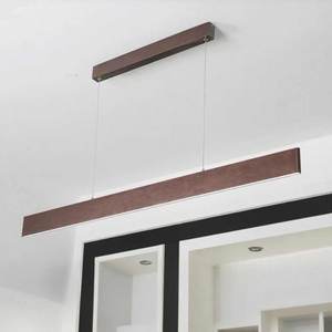Suspension LED Linéaire Minimaliste en Aluminium et Acrylique, Style Nordique Moderne, Lampe Bande Lumineuse pour Bureau et Bar, Lustre en Métal Brossé, Vente en Gros - Product Image 4