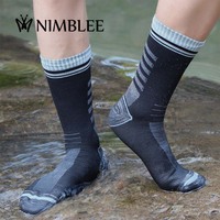 Chaussettes de sport imperméables respirantes pour hommes, avec logo personnalisé, pour l'automne, la randonnée, le trekking et les activités athlétiques, divers styles 2026