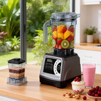 Professionele commerciële blender, sapcentrifuge, molen en smoothiemachine, heavy-duty voor hotel, restaurants en huishoudelijk gebruik, met zuivere koperen motor