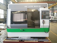 Centre d'usinage CNC UYANG robuste avec commande GSK CK46D-8, tour à tourelle à banc incliné 4 axes, fraisage en direct haute précision