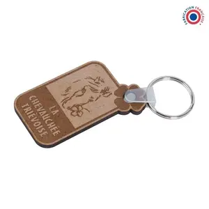 Porte-clés en bois personnalisé pour merchandising - Product Image 3