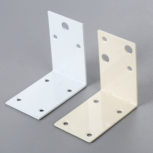 Support d'angle en L Kai Shun 180x50mm en fer pour meubles, support d'étagère à angle droit pour fixation d'armoires - Product Image 2