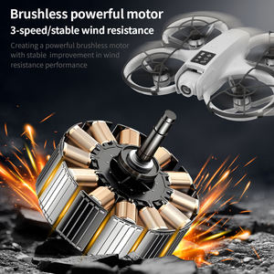 Mini-drones H36 pour débutants avec lunettes VR, caméra, moteur sans balais, avion télécommandé en plastique, idéal pour la photographie aérienne - Product Image 5