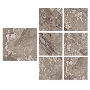 Carreaux de porcelaine brillants Vistaar Brand Alabaster Beige 800x800mm (80x80cm) aspect marbre pour sol et mur, Grenada - Product Image 2
