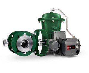 Válvula de bola Vee-Ball flangeada Fishers V150 de control de flujo rotatorio de alta resistencia con construcción de sellado de bola HD - Product Image 1