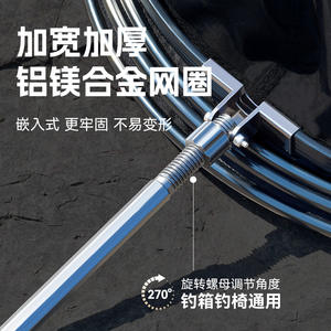 Cesta para pescado de secado rápido con asa superior, bolsa multiusos para aparejos de pesca, bolsa de red redonda portátil para almacenamiento de peces vivos - Product Image 4