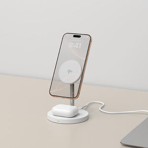 <span class=keywords><strong>Chargeur</strong></span> sans fil magnétique 2-en-1 15W certifié MFi pour <span class=keywords><strong>iPhone</strong></span>, AirPods et <span class=keywords><strong>Apple</strong></span> Watch - Product Image 1