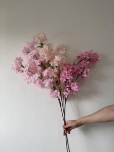 DC018 fiore di ciliegio artificiale giappone di seta <span class=keywords><strong>Sakura</strong></span> fiore rosa ciliegio per decorazione di nozze - Product Image 5