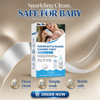Nettoyant pour biberons pour enfants sans résidus, écologique, jetable, 50%-80% d'ingrédients actifs, nettoyant solide, produits chimiques ménagers
