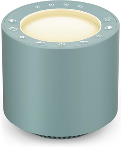 Machine à bruit blanc : Machine à sons pour le sommeil avec thérapie par lumière rouge, 38 sons apaisants et apaisant utérin, fonction mémoire - Product Image 1