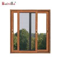 Ventana Corredera de Aleación de Aluminio a Prueba de Polvo e Impermeable, con Doble Vidrio Templado, Ahorro de Energía, Kit de Herrajes de Marca Alemana