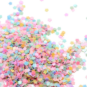 2019 Thiết Kế Mới Loose 3Mm Óng Ánh Thay Đổi AB Màu Hồng Vàng Hoa Hình Glitter Nail Art Floral Sequins - Product Image 3