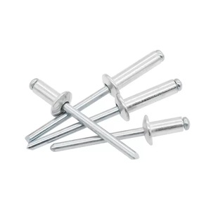 Rivets aveugles à tête ronde de haute qualité, disponibles en aluminium/acier/acier inoxydable. Facile à utiliser avec une pince à rivets, prend en charge les tailles personnalisées - Product Image 3
