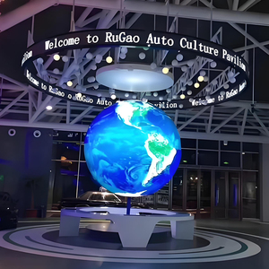 Tùy chỉnh Sáng Tạo Hình Cầu Led hiển thị <span class=keywords><strong>360</strong></span> độ xem thông tư Màn hình LED - Product Image 3