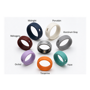 ฝาครอบพอร์ตแบบเปิด 8 ชิ้น สำหรับ Oura Ring 4 Gen 3 Ultrahuman Air, ชุดป้องกันซิลิโคนแบบตัดได้แม่นยำ, ชาร์จและซิงค์ได้อย่างปลอดภัย - Product Image 1
