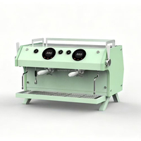 Machine à expresso ZILONG OEM à plusieurs chaudières et doubles groupes, avec pompe rotative électrique, en acier inoxydable, pour distributeurs