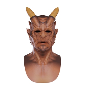 Masque masculin réaliste en silicone, couvre-chef animal, masque de tête de <span class=keywords><strong>dragon</strong></span>, gants en silicone, griffes, costume d'Halloween, masques de fête - Product Image 2