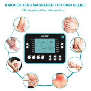 電気マッサージ機10ユニット電極パッドパルスマッサージ電子筋肉刺激理学療法神経リラクゼーション - Product Image 5