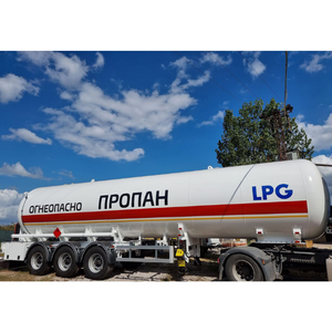 Semi-remorque citerne de transport de GPL modèle 2026, capacité 45m³, 21 tonnes, certifiée ASME AD2000, camion de livraison de gaz de pétrole liquéfié - Product Image 1