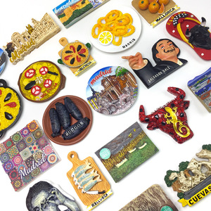 Set de Imanes de Resina para Refrigerador con Iconos de Viajes a España, Recuerdo Cultural Español y Decoración para el Hogar - Product Image 5