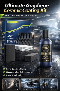 Recubrimiento Cerámico de Grafeno 20H para Autos, Protección de Pintura Nano Avanzada, Alto Brillo, Protección Hidrofóbica Extrema, 10 Años, 70ml - Product Image 3