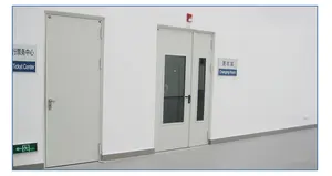 Commercial Certificate Exit Front Internal Stable Security Stamped Steel Skin Fire Resistant Rated Fireproof Doors