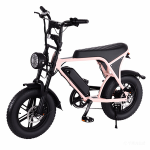 Vélo électrique tout-terrain compact 16 pouces pour adultes avec moteur arrière et batterie au lithium, idéal pour la plage, la montagne et la neige - Product Image 4