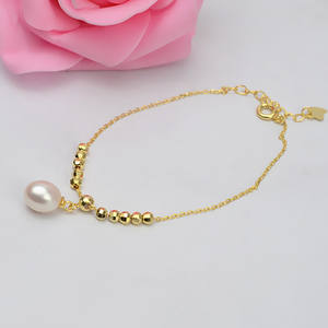 Women's DIY Accessories Set Fine Beaded <b>Bracelet</b> Adjustable S925 <b>Silver</b> <b>Chain</b> 10 <b>Silver</b> Beads 1 Necklace Handmade Empty Pearl - Product Image 5