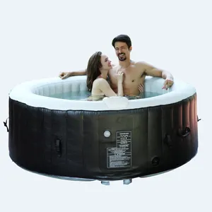 blow hot tub Suppliers-Outdoor garden adult inflatable swim 5 person balboa blow up spa hot tub