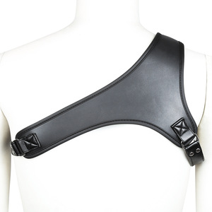 <span class=keywords><strong>Tenue</strong></span> de bondage en cuir <span class=keywords><strong>sexy</strong></span> pour <span class=keywords><strong>homme</strong></span>, costume de performance, veste en cuir, combinaison, harnais de poitrine en cuir, motif uni, pour usage intime - Product Image 4