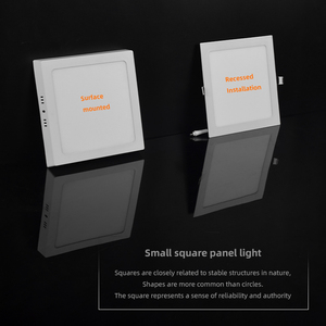 Nhôm Trần Bảng Điều Chỉnh 6W <span class=keywords><strong>12W</strong></span> 18W 24W Bề Mặt Vuông Mounted Bảng Điều Chỉnh <span class=keywords><strong>Led</strong></span> Ánh Sáng - Product Image 3