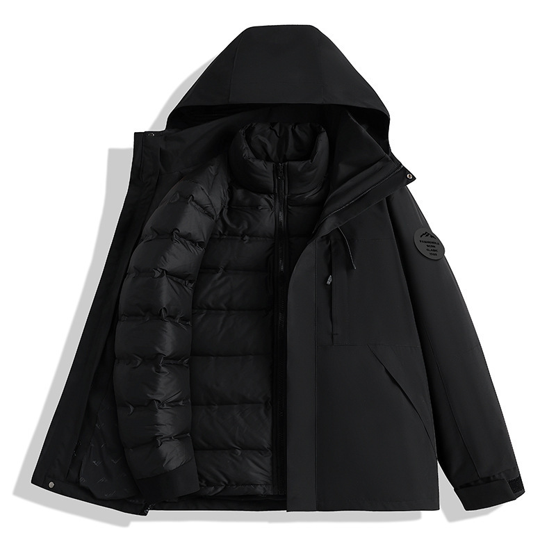 Negro - Unisex - [Forro de plumón extraíble]