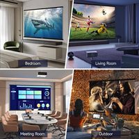 Écran de projection ALR Fresnel suspendu 100 pouces 16:9 4/8K HDR et 3D actif pour cinéma (Long/Standard)