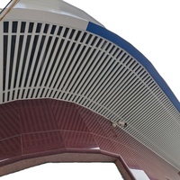 Plafond en alliage d'aluminium en forme de U, insonorisant et ignifuge, au design minimaliste – Offre Spéciale