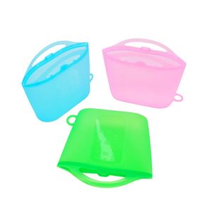 Extra Large Reusable Fresh clear Ziplock Silicone Freezer Bag Food <b>Storage</b> & and Container for Efficient Food Packaging Camping - Product Image 1
