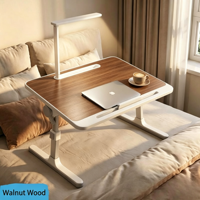Table d'étude, table de lit réglable en hauteur, petite table pour la maison, bureau pliable pour chambre à coucher.