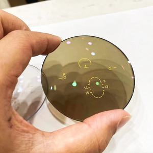 RX 1.56 SHMC Freeform Đường Cắt Màu Xanh Dương Tiến Bộ/Chuyển Đổi Khối Màu Xanh Dương/Ống Kính Màu Nền Không Có Ánh Sáng - Product Image 1