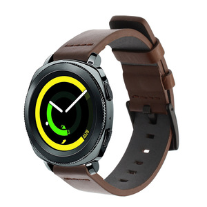Bracelet de montre en cuir élégant pour <span class=keywords><strong>Samsung</strong></span> <span class=keywords><strong>Gear</strong></span> <span class=keywords><strong>S3</strong></span> S2 18mm 20mm 22mm 24mm, compatible avec les montres mécaniques et à quartz pour femme - Product Image 4