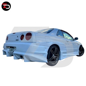<span class=keywords><strong>Prix</strong></span> de gros Bomex Style Body Kit Pare-chocs avant Jupes latérales Pare-chocs arrière pour <span class=keywords><strong>Skyline</strong></span> <span class=keywords><strong>R34</strong></span> GTT Coupé 2 portes 1998-2008 - Product Image 2