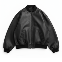 Veste en cuir véritable sur mesure OEM pour homme, avec fermeture éclair, coupe-vent, grande taille, style moto, hiver, décontractée, en cuir de vache