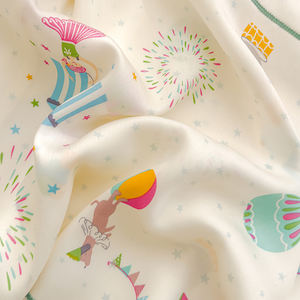 Cute Animal <span class=keywords><strong>Friends</strong></span> 100% para Tencel Kids Funda De Almohada Floral y patrón de caracteres Funda suave para camas Tiempo de siesta para uso hospitalario - Product Image 4